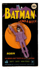 "ROBIN BEND-A-BITTY" BENDEE TOY ON CARD.