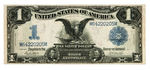 FR. 232 1899 $1 SILVER CERTIFICATE "BLACK EAGLE" NOTE BLUE SEAL.