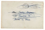 MAURICE SENDAK LETTER & SIGNED "CHARLOTTE AND THE WHITE HORSE" BOOK WITH SKETCH.