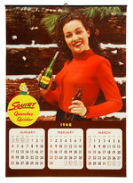 "SQUIRT" 1948 PIN-UP CALENDAR.