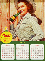 "SQUIRT" 1948 PIN-UP CALENDAR.