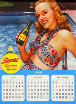 "SQUIRT" 1948 PIN-UP CALENDAR.