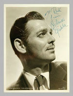 CLARK GABLE SIGNED PHOTO.