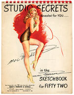 EARL MACPHERSON 1952 “STUDIO SECRETS SKETCHBOOK” PIN-UP CALENDAR.