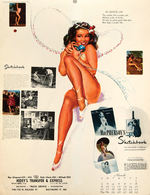 EARL MACPHERSON 1952 “STUDIO SECRETS SKETCHBOOK” PIN-UP CALENDAR.