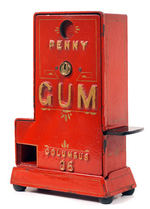 "COLUMBUS 36 PENNY GUM" MACHINE.