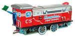 “SHUTTLING SWITCHER FREIGHT TRAIN” BOXED BATTERY OPERATED TOY.