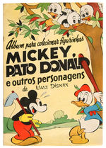 WALT DISNEY CHARACTERS BRAZILIAN COMPLETE CARD ALBUM.