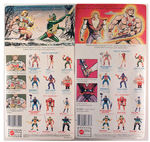 “MASTERS OF THE UNIVERSE BATTLE ARMOR HE-MAN/PRINCE ADAM” CARDED ACTION FIGURE PAIR.