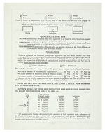 BETTE DAVIS SIGNED AMERICAN FEDERATION OF RADIO ARTISTS MEMBERSHIP APPLICATION.