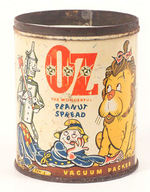 "THE WIZARD OF OZ" EMPTY SWIFT'S PEANUT BUTTON CONTAINER.