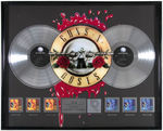 GUNS N ROSES "USE YOUR ILLUSION 1" & "USE YOUR ILLUSION II" ELABORATE RIAA HOLOGRAM SALES AWARD.