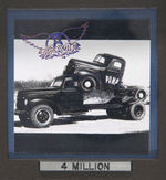 AEROSMITH "PUMP" ELABORATE RIAA HOLOGRAM SALES AWARD PRESENTATION PIECE.