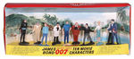 “JAMES BOND SECRET AGENT 007 TEN MOVIE CHARACTERS” SET BY GILBERT.