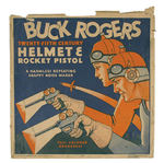 “BUCK ROGERS TWENTY-FIFTH CENTURY HELMET & ROCKET PISTOL.”