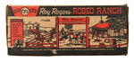 "COMPLETE ROY ROGERS RODEO RANCH" NO. 3986 BY MARX OLD STORE STOCK.