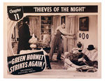 “THE GREEN HORNET STRIKES AGAIN!” LOBBY CARD.