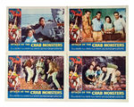 "ATTACK OF THE CRAB MONSTERS"  LOBBY CARD COMPLETE SET.