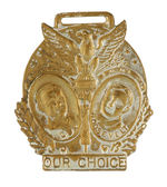 "COX/ROOSEVELT OUR CHOICE" JUGATE FOB.