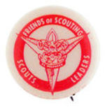 RARE "SCOUTS-LEADERS" BUTTON.