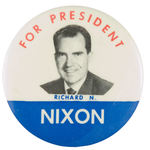 "RICHARD 'N' NIXON FOR PRESIDENT" BUTTON.