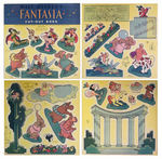 RARE "FANTASIA CUT-OUT BOOK" W/POLITICALLY INCORRECT CHARACTER "SUNFLOWER."