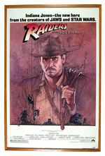 INDIANA JONES "RAIDERS OF THE LOST ARK" MOVIE POSTER.