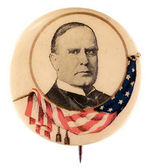 MC KINLEY 1900 WITH DRAPED FLAG.