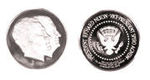 NIXON/AGNEW "OFFICIAL 1973 PRESIDENTIAL INAUGURAL MEDAL" STERLING SILVER PROOF EDITION.