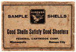 “HI-POWER SAMPLE SHELLS” STORE DISPLAY BOXED SET OF SHOTGUN SHELLS.