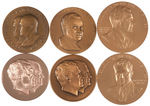 IKE (1)/NIXON (5) INAUGURAL MEDALS 1957-1973.