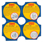 "WONDER MAGIC" BREAD END LABELS NEAR SET W/STORE SIGN.