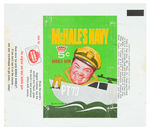 “McHALE’S NAVY” FLEER GUM CARD SET WITH WRAPPER.