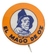 "RAY BOLGER M-G-M's EL MAGO DE OZ" SCARCE 1939 BUTTON.