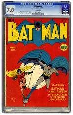 BATMAN #6, AUGUST-SEPTEMBER 1941.