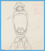 THE AUTOGRAPH HOUND PRODUCTION DRAWING TRIO FEATURING JOE E. BROWN.