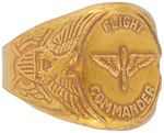 CAPTAIN MIDNIGHT “FLIGHT COMMANDER” SCARCE EARLY RING IN SUPERB CONDITION.