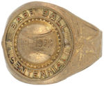 JACK ARMSTRONG "BASEBALL CENTENNIAL" 1939 RADIO PREMIUM RING.