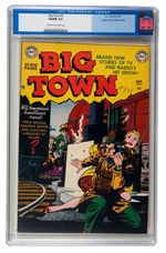 BIG TOWN #3 1951 CGC 5.0 CREAM TO OFF-WHITE PAGES MILE HIGH PEDIGREE.