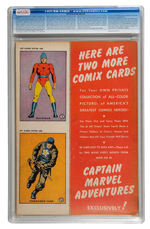 CAPTAIN MARVEL ADVENTURES #16 1942 CGC 8.0 LIGHT TAN TO OFF-WHITE PAGES.