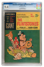 FLINTSTONES WITH PEBBLES AND BAMM BAMM #1 1965 CGC 9.4 OFF-WHITE TO WHITE PAGES FILE COPY.