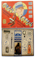 "DICK TRACY FINGERPRINT AND MICROSCOPE DETECTIVE OUTFIT.