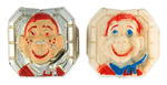 HOWDY DOODY PAIR OF EARLY 1950s RINGS INCLUDING PREMIUM.