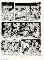 JACK DAVIS "MAD - THE GOOFIES" COMPLETE & ORIGINAL GOONIES SPOOF STORY ART.