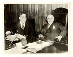 LETTERS OF N.Y. GOV. LEHMAN & NYC MAYOR LA GUARDIA PLUS PRESS PHOTO/LUCCA COLLECTION.