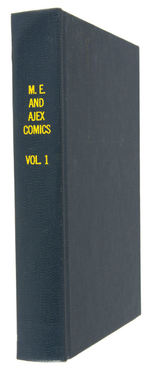 “MAGAZINE ENTERPRISES” AND “AJAX” BOUND VOLUME OF 16 COMIC BOOKS.