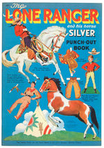 RARE 1940 WHITMAN LONE RANGER PUNCH-OUT BOOK.