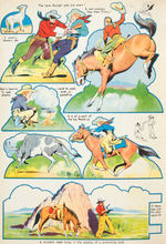 RARE 1940 WHITMAN LONE RANGER PUNCH-OUT BOOK.