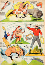 RARE 1940 WHITMAN LONE RANGER PUNCH-OUT BOOK.