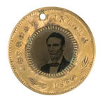 LINCOLN 1860 FERROTYPE VARIETY OF DE WITT/SULLIVAN 1860-89.